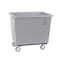 R&B Wire Products Poly Cube Truck, Gray, Polyethylene, Steel, 32 in L, 21.75 in W, 26.75 in H 4606G - alternate 1